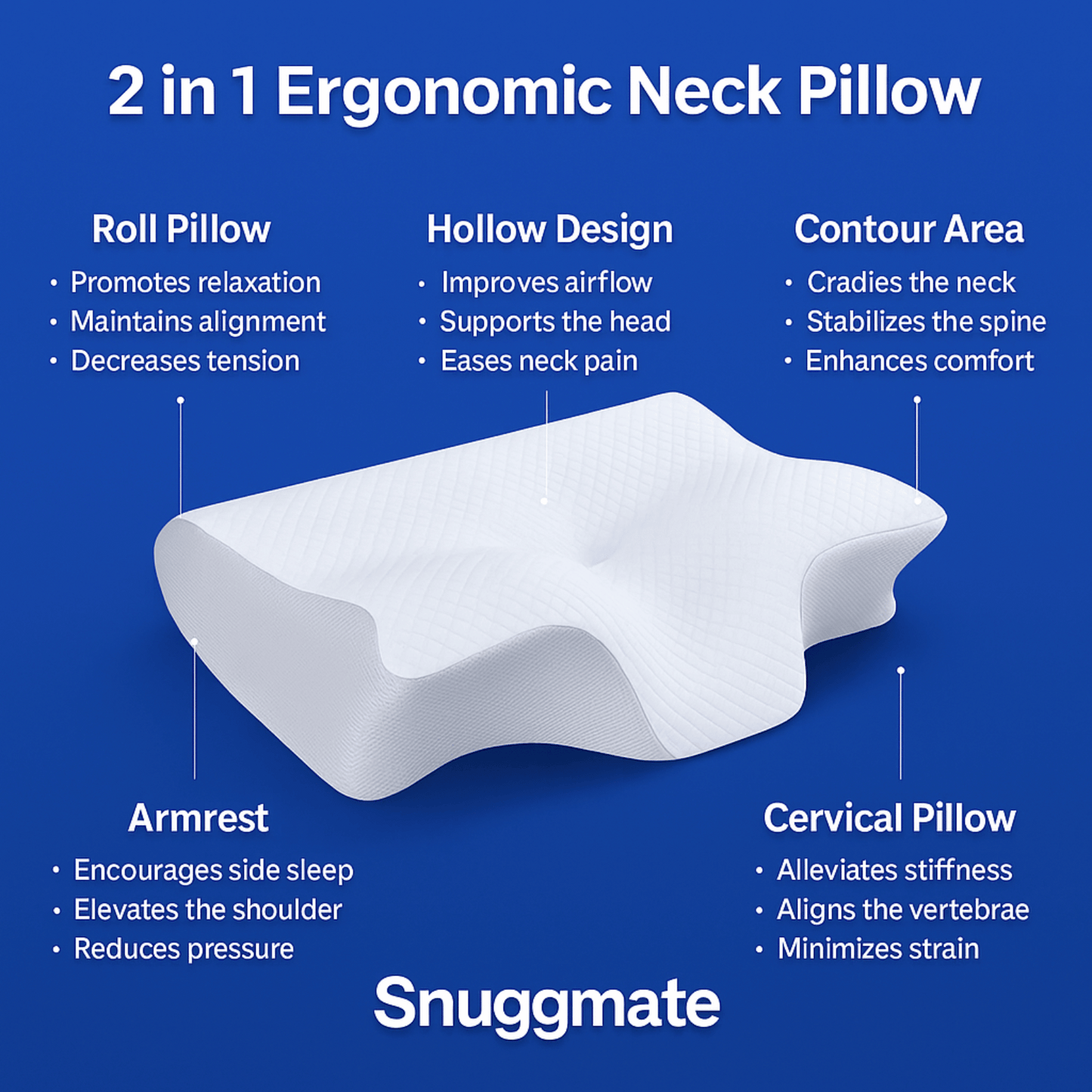 Snuggmate® Contour Relief Pillow