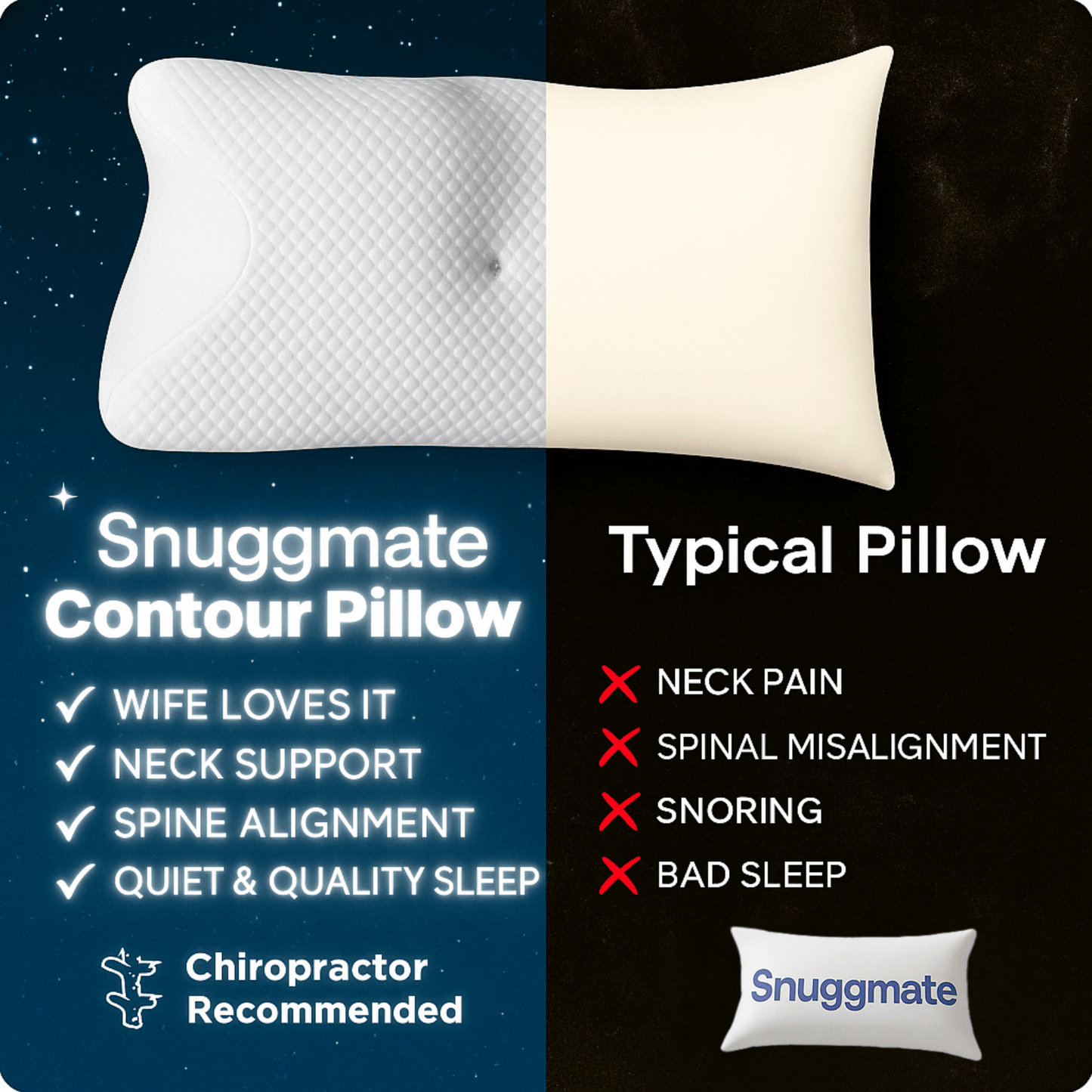 Snuggmate® Contour Relief Pillow